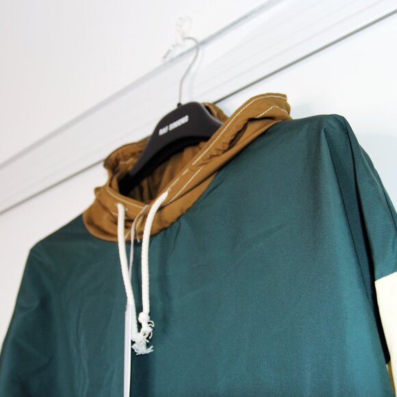 BNWT SS21 MARNI TRICOLOR ANORAK HOODIE 48 - Picture 4 of 11